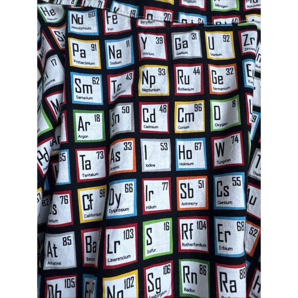 Rare Retrolicious 50s-Style A-line Skirt Periodic Table Pattern Size Large Flare - Picture 2 of 7